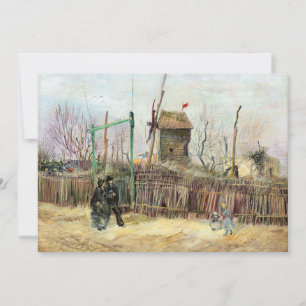 Vincent van Gogh - Straatbeeld in Montmartre Kaart