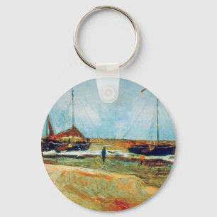 Vincent Van Gogh - Strand bij Scheveningen Kunstwe Sleutelhanger