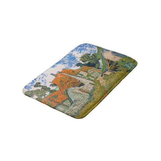 Vincent van Gogh - Street in Auvers-sur-Oise Badmat (Gekanteld)