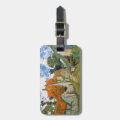 Vincent van Gogh - Street in Auvers-sur-Oise Bagagelabel (Voorkant verticaal)