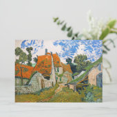 Vincent van Gogh - Street in Auvers-sur-Oise Bedankkaart (Staand voorkant)
