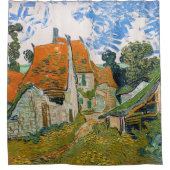 Vincent van Gogh - Street in Auvers-sur-Oise Douchegordijn (Voorkant)