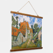 Vincent van Gogh - Street in Auvers-sur-Oise Hangend Wandkleed (Gebogen)