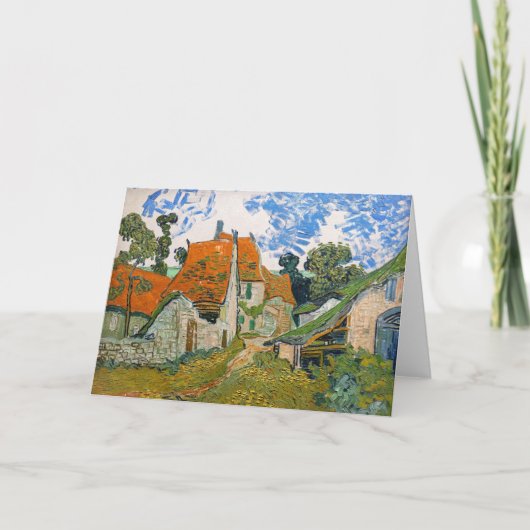 Vincent van Gogh - Street in Auvers-sur-Oise Kaart (Voorkant)