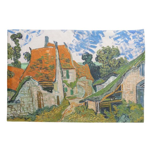 Vincent van Gogh - Street in Auvers-sur-Oise Kussensloop (Achterkant)