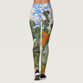 Vincent van Gogh - Street in Auvers-sur-Oise Leggings (Achterkant)