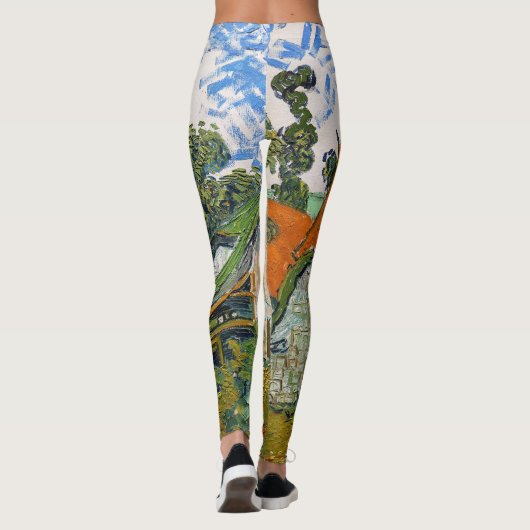 Vincent van Gogh - Street in Auvers-sur-Oise Leggings (Achterkant)