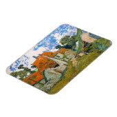 Vincent van Gogh - Street in Auvers-sur-Oise Magneet (Linkerzijde)