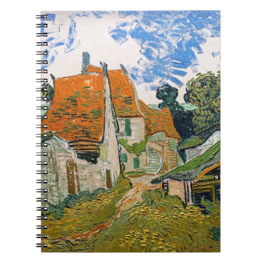 Vincent van Gogh - Street in Auvers-sur-Oise Notitieboek (Voorkant)