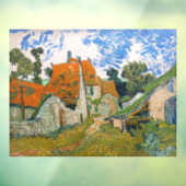 Vincent van Gogh - Street in Auvers-sur-Oise Raamsticker (Vel 3)