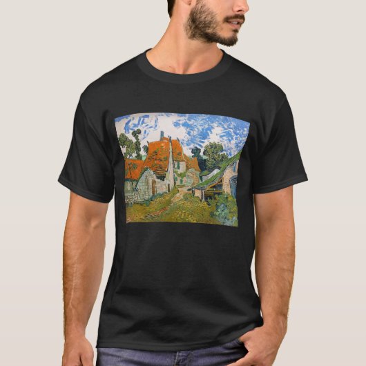 Vincent van Gogh - Street in Auvers-sur-Oise T-shirt (Voorkant)