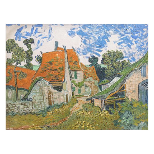 Vincent van Gogh - Street in Auvers-sur-Oise Tafelkleed (Voorkant (Horizontaal))