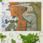 Vincent van Gogh - Street in Auvers-sur-Oise Theedoek (Gevouwen)