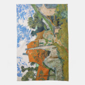 Vincent van Gogh - Street in Auvers-sur-Oise Theedoek (Verticaal)