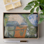 Vincent van Gogh - Street in Auvers-sur-Oise Tissuepapier (Geschenk)