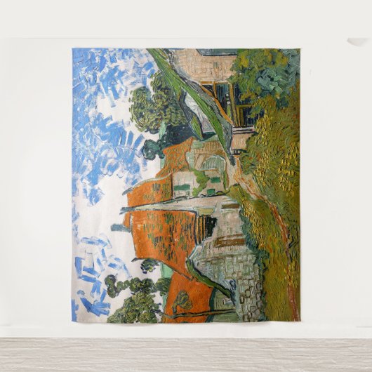 Vincent van Gogh - Street in Auvers-sur-Oise Wandkleed (Voorkant)