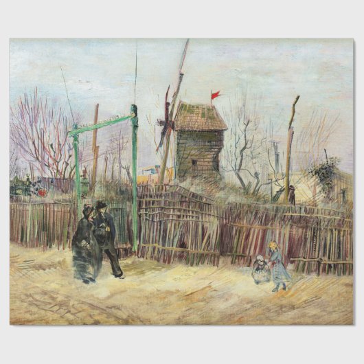 Vincent van Gogh - Street Scene in Montmartre Cadeaupapier (Vlak)