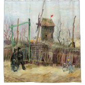 Vincent van Gogh - Street Scene in Montmartre Douchegordijn (Voorkant)