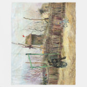 Vincent van Gogh - Street Scene in Montmartre Fleece Deken (Voorkant)
