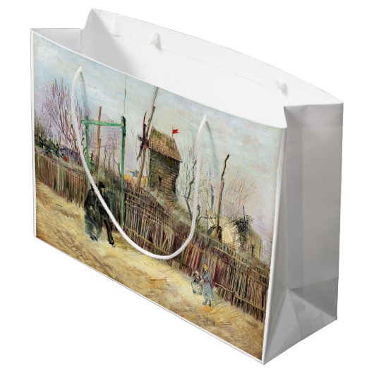 Vincent van Gogh - Street Scene in Montmartre Groot Cadeauzakje (Achterkant Gekanteld)