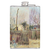 Vincent van Gogh - Street Scene in Montmartre Heupfles (Achterkant)