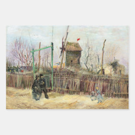 Vincent van Gogh - Street Scene in Montmartre Inpakpapier Vel
