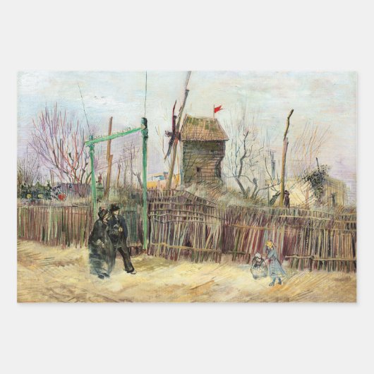 Vincent van Gogh - Street Scene in Montmartre Inpakpapier Vel (Voorkant)