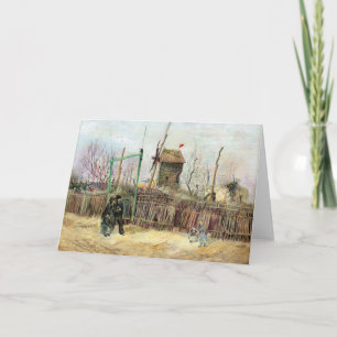 Vincent van Gogh - Street Scene in Montmartre Kaart