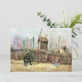 Vincent van Gogh - Street Scene in Montmartre Kaart (Staand voorkant)