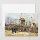 Vincent van Gogh - Street Scene in Montmartre Kaart (Voorkant / Achterkant)