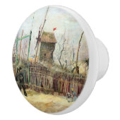 Vincent van Gogh - Street Scene in Montmartre Keramische Knop (Rechts)