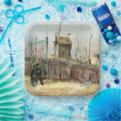 Vincent van Gogh - Street Scene in Montmartre Papieren Bordje (Feest)