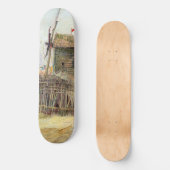 Vincent van Gogh - Street Scene in Montmartre Persoonlijk Skateboard (Voorkant)