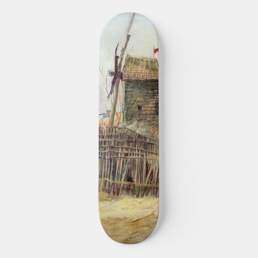 Vincent van Gogh - Street Scene in Montmartre Persoonlijk Skateboard (Voorkant)