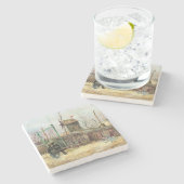 Vincent van Gogh - Street Scene in Montmartre Stenen Onderzetter (Zijkant)