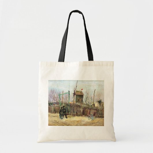 Vincent van Gogh - Street Scene in Montmartre Tote Bag (Voorkant)