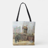 Vincent van Gogh - Street Scene in Montmartre Tote Bag (Achterkant)