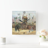 Vincent van Gogh - Street Scene in Montmartre Vierkante Klok (Huis)