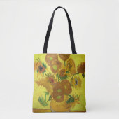 Vincent Van Gogh Sunflower Canvas tas (Voorkant)