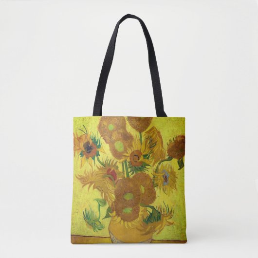 Vincent Van Gogh Sunflower Canvas tas (Voorkant)