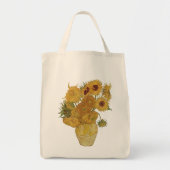 Vincent van Gogh Sunflower Canvas tas (Voorkant)