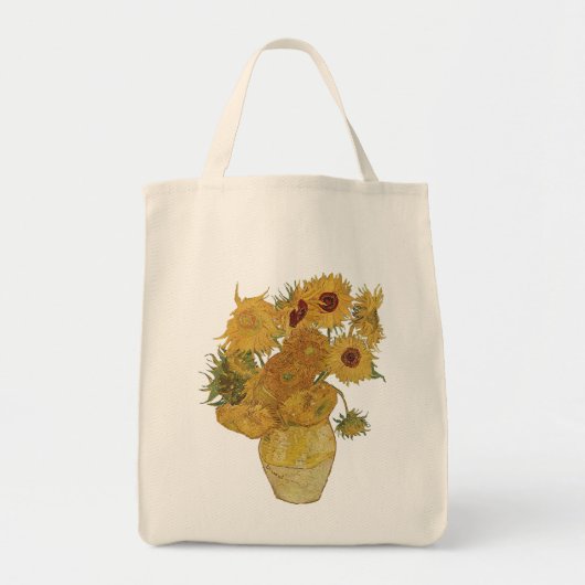 Vincent van Gogh Sunflower Canvas tas (Voorkant)