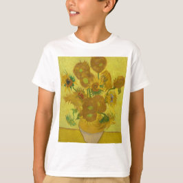 Vincent Van Gogh Sunflower - Klassieke kunstbloeme T-shirt