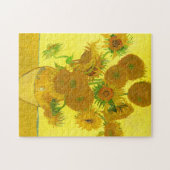 Vincent Van Gogh Sunflower mooie kunst voor kinder Legpuzzel (Horizontaal)