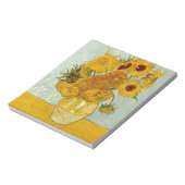Vincent Van Gogh Sunflower Painting Notitieblok (Linkerzijde)