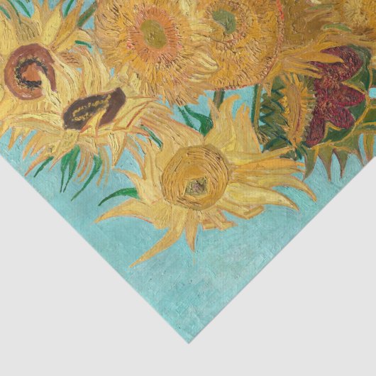 Vincent Van Gogh Sunflower-papier Tissuepapier (Detail)