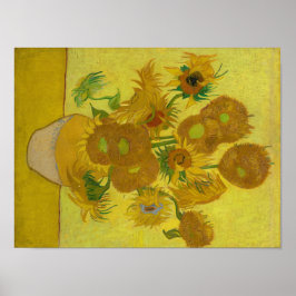 Vincent Van Gogh Sunflower Poster Print