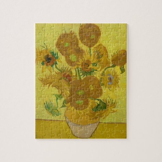 Vincent Van Gogh Sunflower Puzzle Legpuzzel (Verticaal)