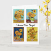 Vincent Van Gogh Sunflower Serie Kaart (Gele Bloem)