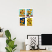 Vincent Van Gogh Sunflower Serie Poster (Thuiskantoor)